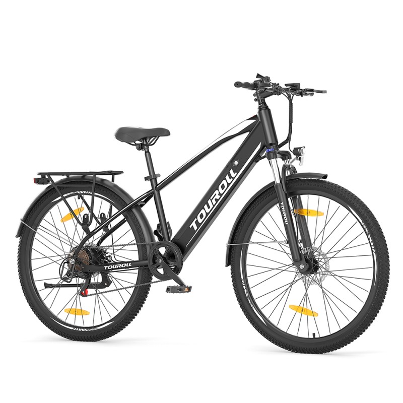 Touroll J1 Trekking Bike with 250W Motor  27 5in Wheels  561 6Wh Battery  100km Range  Mechanical Disc Brake 