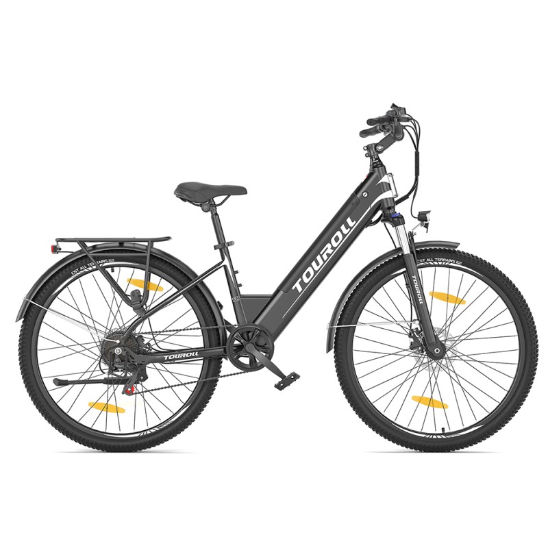 Touroll J1 ST Trekking Bike with 250W Motor  27 5in Wheels  561 6Wh Battery  100km Range  Mechanical Disc Brake 