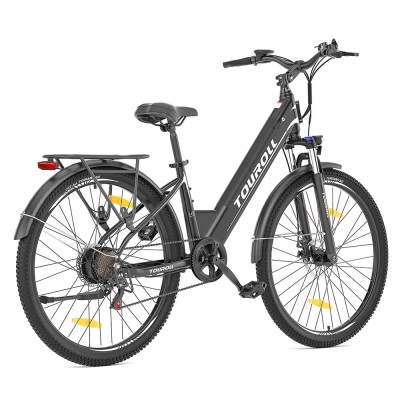 Touroll J1 ST Trekking Bike with 250W Motor  27 5in Wheels  561 6Wh Battery  100km Range  Mechanical Disc Brake 