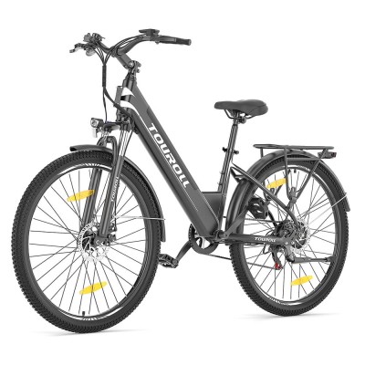 Touroll J1 ST Trekking Bike with 250W Motor  27 5in Wheels  561 6Wh Battery  100km Range  Mechanical Disc Brake 