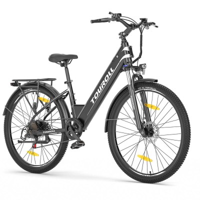Touroll J1 ST Trekking Bike with 250W Motor  27 5in Wheels  561 6Wh Battery  100km Range  Mechanical Disc Brake 
