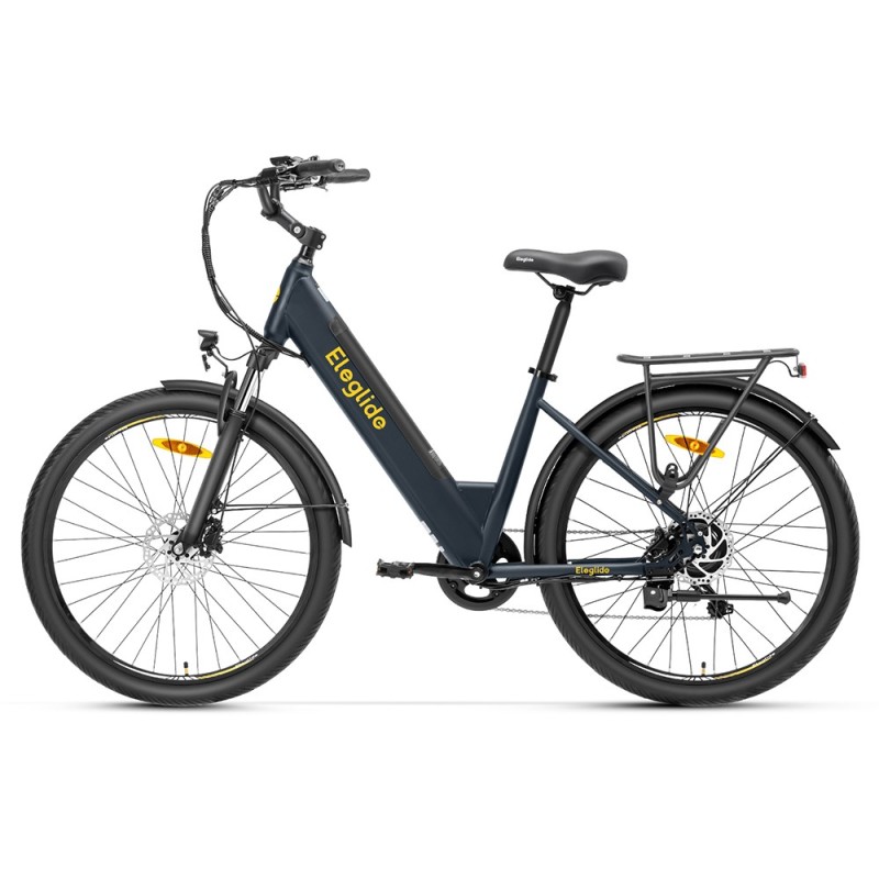 Eleglide T2 Elektrický bicykl, hydraulické kotoučové brzdy, 250W bezkartáčový motor - tmavě šedý