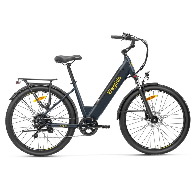 Eleglide T2 Elektrický bicykl, hydraulické kotoučové brzdy, 250W bezkartáčový motor - tmavě šedý