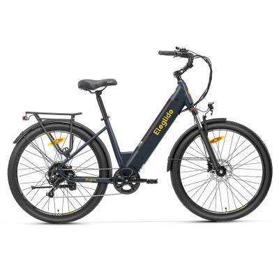 Eleglide T2 Elektrický bicykl, hydraulické kotoučové brzdy, 250W bezkartáčový motor - tmavě šedý