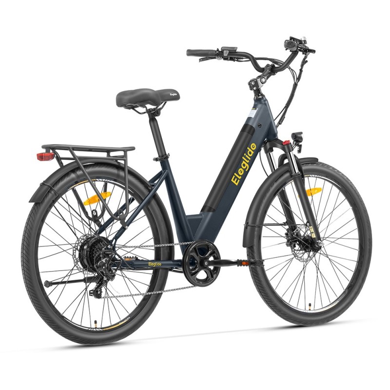 Eleglide T2 Elektrický bicykl, hydraulické kotoučové brzdy, 250W bezkartáčový motor - tmavě šedý