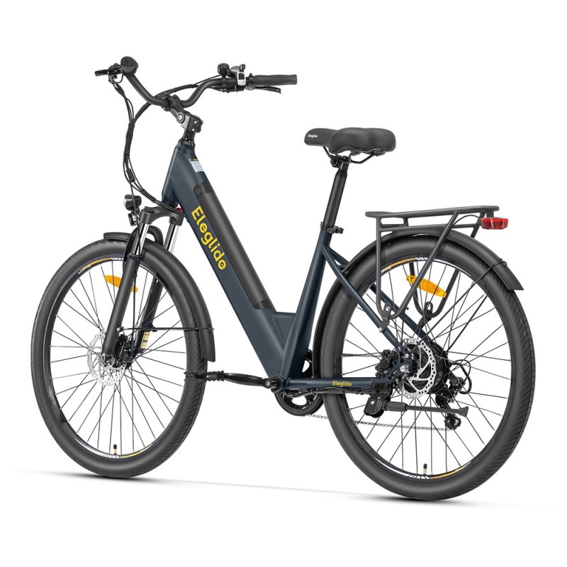 Eleglide T2 Elektrický bicykl, hydraulické kotoučové brzdy, 250W bezkartáčový motor - tmavě šedý