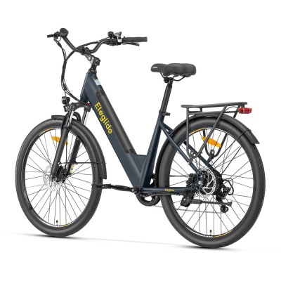 Eleglide T2 Elektrický bicykl, hydraulické kotoučové brzdy, 250W bezkartáčový motor - tmavě šedý