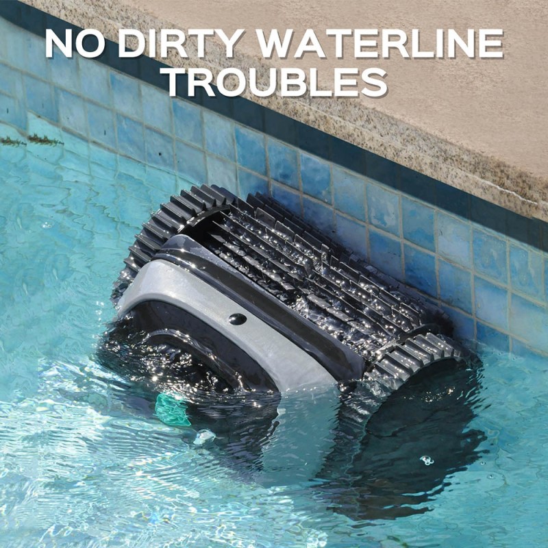 WYBOT C1 Cordless Robotic Pool Cleaner  150min Runtime  Wall Climbing  Intelligent Route Planning  APP Control  for Pools up to 