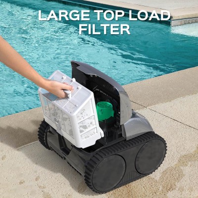 WYBOT C1 Cordless Robotic Pool Cleaner  150min Runtime  Wall Climbing  Intelligent Route Planning  APP Control  for Pools up to 