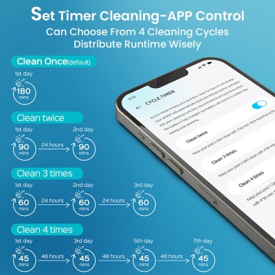 WYBOT C2 Cordless Pool Robot Vacuum  Wall and Waterline Cleaning  Dual Cleaning Filtration  for Inground Pools Up to 1614Sq ft  