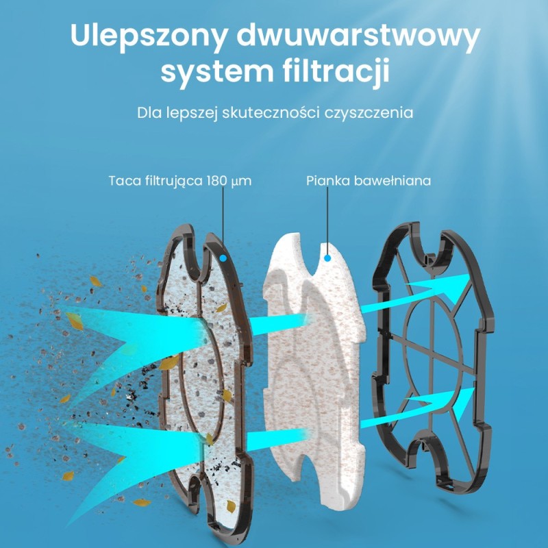 WYBOT A1 Akumulátorový bazénový vysavač, dvouvrstvá filtrace, výdrž 120 min – Černý