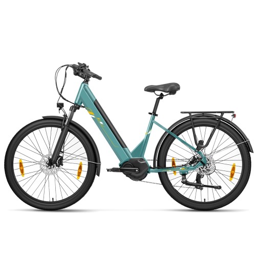 Urbano 3 Teal EU Plug Step-Thru 27 5in 36V13Ah 250W E-Bike 2