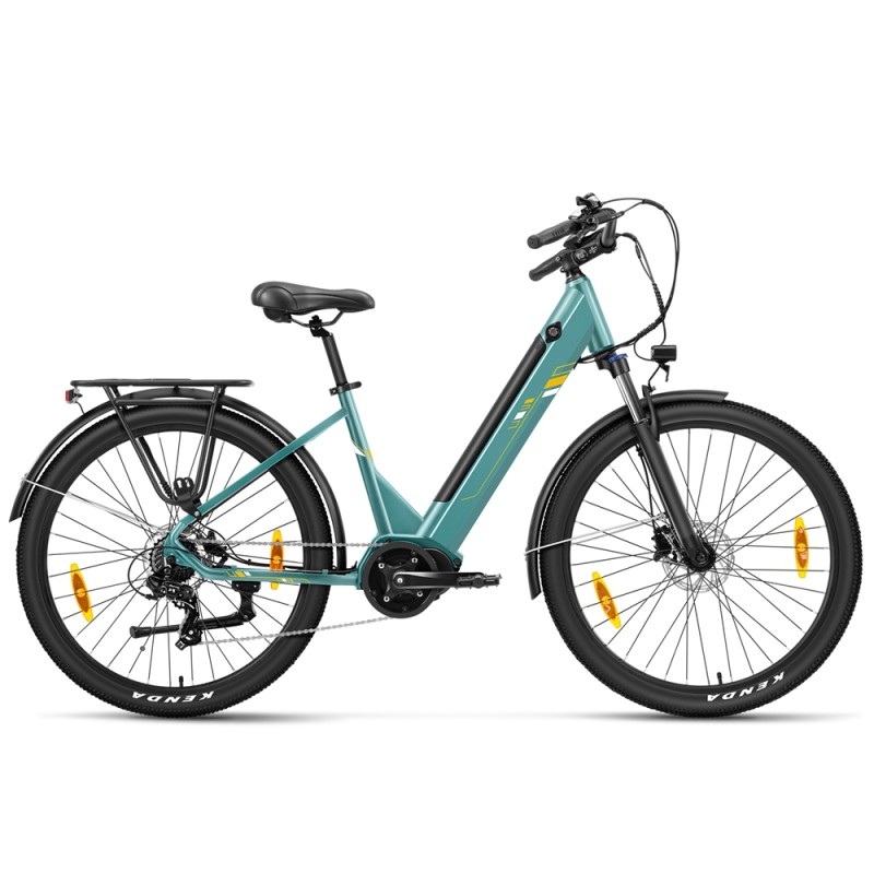 Urbano 3 Teal EU Plug Step-Thru 27 5in 36V13Ah 250W E-Bike