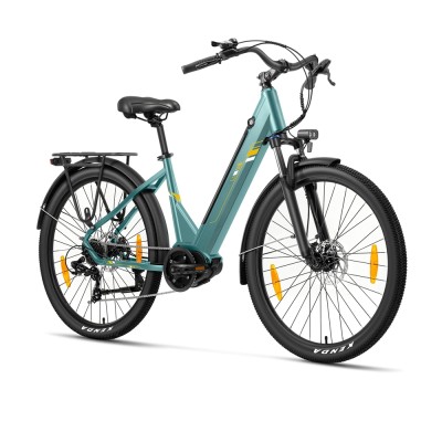 Urbano 3 Teal EU Plug Step-Thru 27 5in 36V13Ah 250W E-Bike