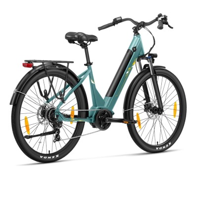 Urbano 3 Teal EU Plug Step-Thru 27 5in 36V13Ah 250W E-Bike