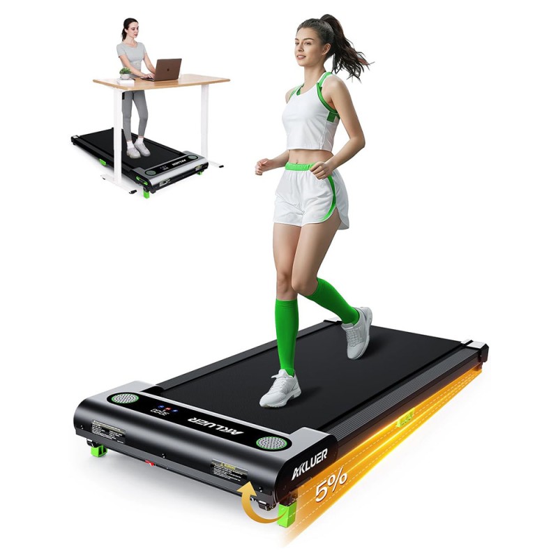 Akluer 480L-A Walking Pad with Incline  2 5HP Quiet Motor  Remote Control 