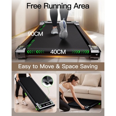 Akluer 480L-A Walking Pad with Incline  2 5HP Quiet Motor  Remote Control 