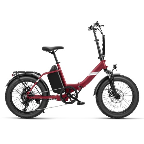S3 Pro Red EU Plug Step-Thru 20in 48V27Ah 250W E-Bike 2