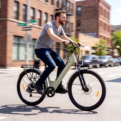 J1 Green EU Plug Step-Thru 36V15 6Ah 250W E-Bike