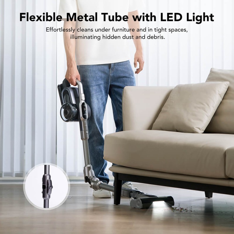 JIMMY H11 Pro Cordless Vacuum Cleaner  260AW Suction  90min Runtime  Brushless Motor  4 Modes  LED Display  for Carpets/Hard Flo