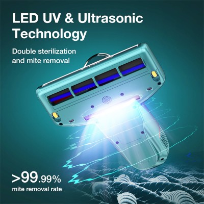 Jimmy BX6 Handheld Anti-Mite Vacuum Cleaner  600W  240mm Widened Suction Port  UV Lamp and Ultrasonic Technology - Blue