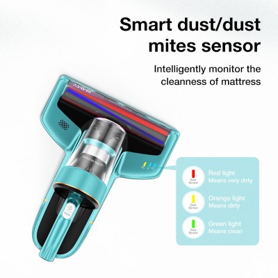 Jimmy BX6 Handheld Anti-Mite Vacuum Cleaner  600W  240mm Widened Suction Port  UV Lamp and Ultrasonic Technology - Blue