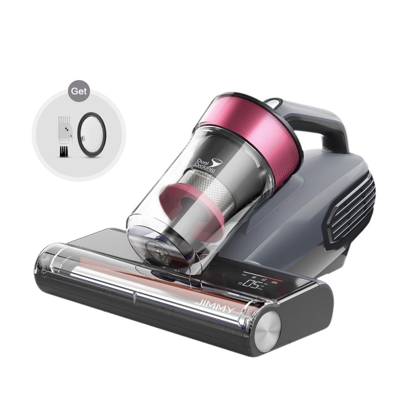 JIMMY BX8 Mattress Vacuum Cleaner  with UV Light  600W Powerful Suction  Ultrasound  Hot Wind Technology  LED Screen and Smart D