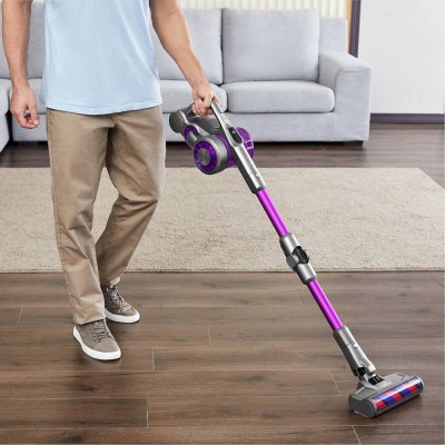 JIMMY JV85 Pro Handheld Wireless Vacuum Cleaner 200AW 8pcsx2500mAh LED Disply Screen 70Mins Run Time - Purple