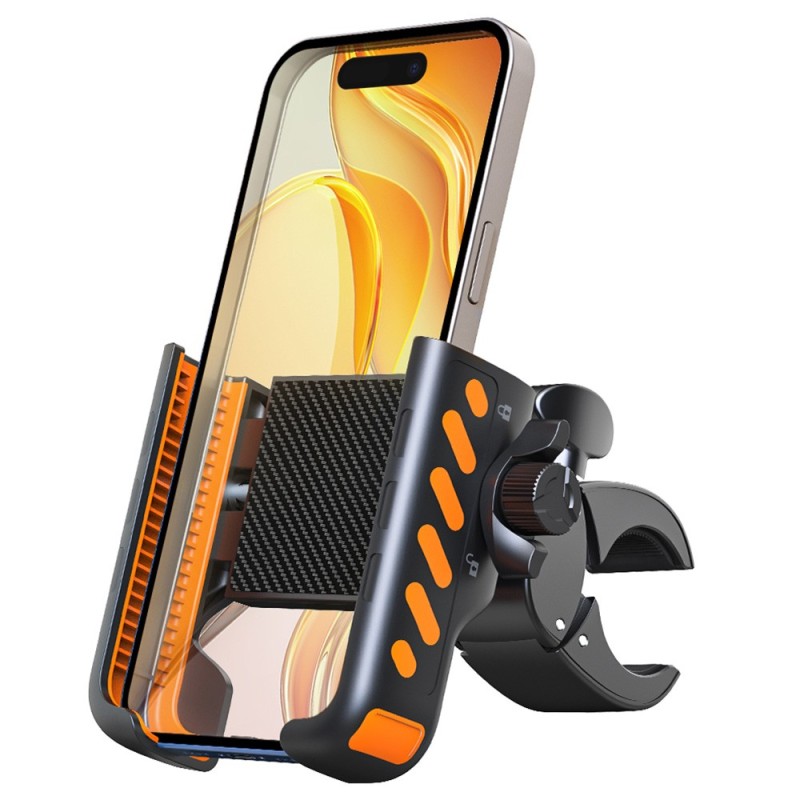 Držák telefonu na řídítka – pro řídítka 18–40 mm a telefony 4,5–7", pro kola, koloběžky a motocykly