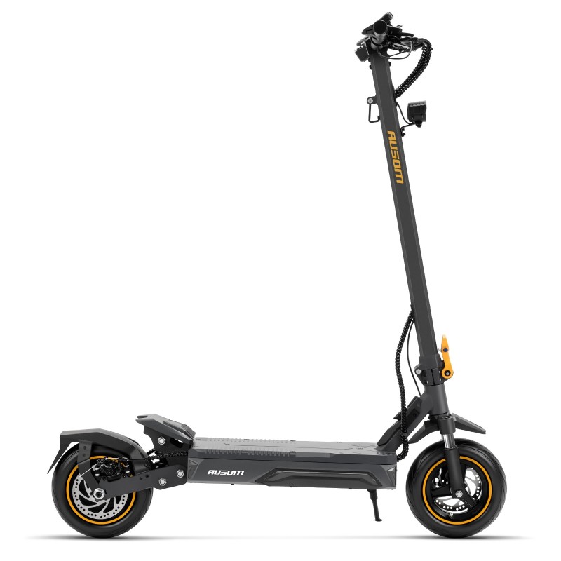 Ausom K20 Pro Elektrická koloběžka, 1000W motor, dojezd 90 km, odemykání pomocí NFC – tmavě šedá