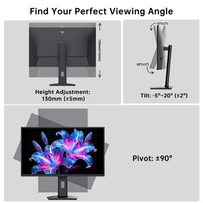 KTC H27T7P-2 Gaming Monitor27' 2560×1440 QHD 200Hz Overdrive to 210Hz