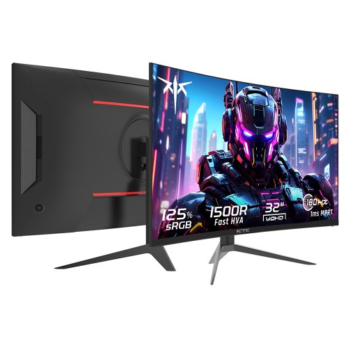 KTC H32S17 Gaming Monitor 32-inch 2560x1440 QHD 180Hz HVA Curved 1500R 2