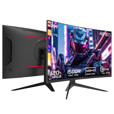 KTC H27S17 Gaming Monitor 27-inch 2560x1440 QHD 180Hz HVA Curved 1500R