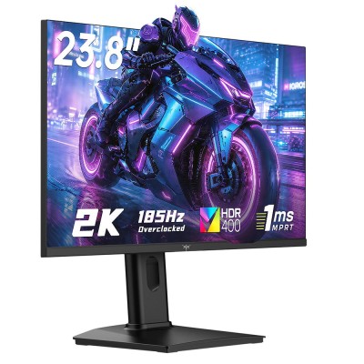 KTC H24T7 gaming monitor 23 8 inch 2560*1440 QHD 180Hz Overclock to 185Hz
