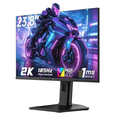 KTC H24T7 gaming monitor 23 8 inch 2560*1440 QHD 180Hz Overclock to 185Hz