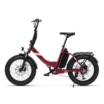 S3 Red EU Plug Step-Thru 20in 36V13Ah 250W E-Bike