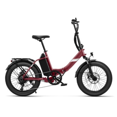 S3 Red EU Plug Step-Thru 20in 36V13Ah 250W E-Bike