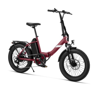S3 Red EU Plug Step-Thru 20in 36V13Ah 250W E-Bike