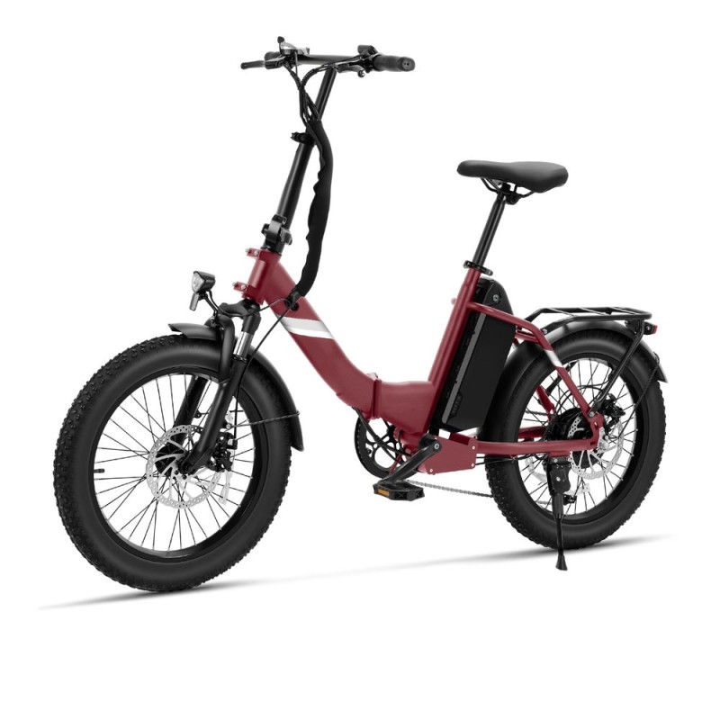 S3 Red EU Plug Step-Thru 20in 36V13Ah 250W E-Bike