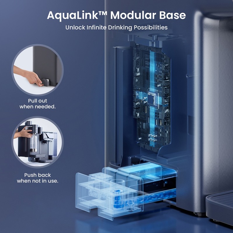 JIMMY Matrix S9 – Modulární rozšíření AquaLink pro JIMMY Matrix M9 Pro pro přípravu perlivé vody
