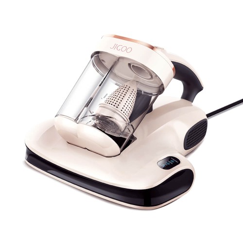 JIGOO S100 Smart Dual-Cup Mattress Vacuum Cleaner with 350W Power and 12KPa Suction