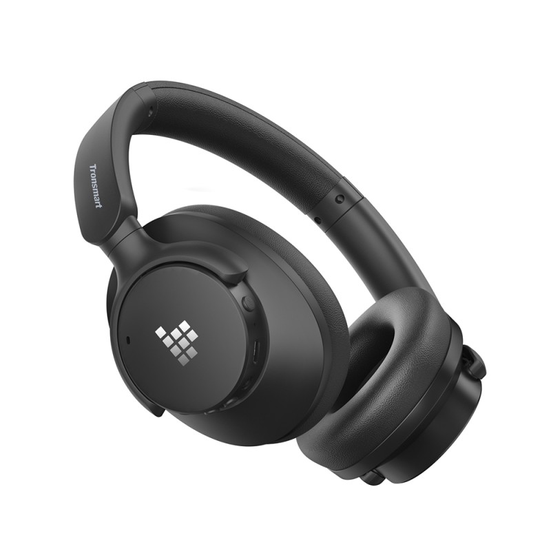 Nauszne słuchawki Tronsmart SOUNFII Q20S Hybrid ANC, hybrydowa aktywna redukcja szumów - Czarny