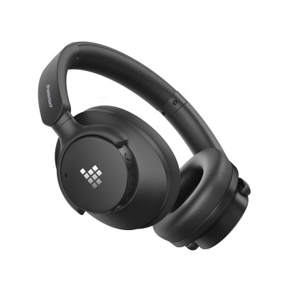 Nauszne słuchawki Tronsmart SOUNFII Q20S Hybrid ANC, hybrydowa aktywna redukcja szumów - Czarny