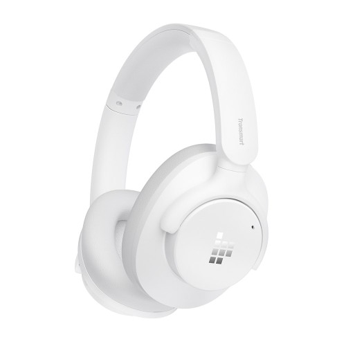 Tronsmart SOUNFII Q20S hybridní sluchátka přes uši s aktivním potlačením hluku (ANC), hybridní aktivní redukce šumu – bílá