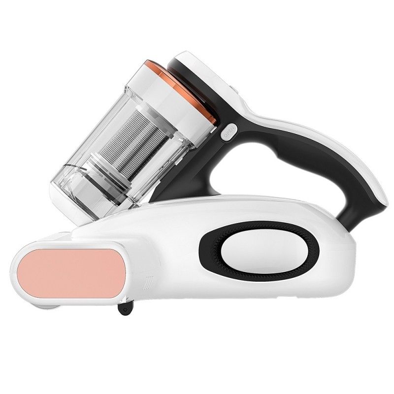 JIGOO J300 vysavač na matrace se dvěma nádobami, sacím výkonem 13 kPa, senzorem roztočů, kovovým kartáčem a horkým vzduchem o te