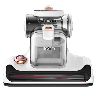 JIGOO T600 vysavač na matrace, odstraňuje 99,9 % alergenů z postelí a pohovek, rychlé nahřátí na 60 °C za 5 sekund – bíl