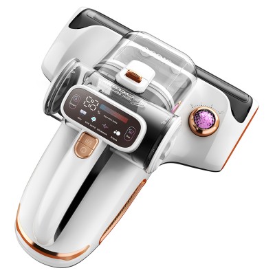 JIGOO T600 vysavač na matrace, odstraňuje 99,9 % alergenů z postelí a pohovek, rychlé nahřátí na 60 °C za 5 sekund – bíl