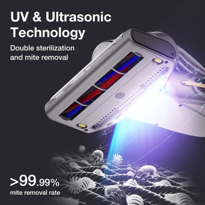 Jimmy BX7 Pro vysavač na matrace, UV-C záření a ultrazvuk, 700 W, sací výkon 16 kPa, senzor roztočů – šedý
