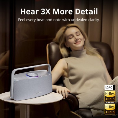 Tronsmart Fiitune X30 domácí audio reproduktor, výkon 80W, výdrž 14 hodin - šedý