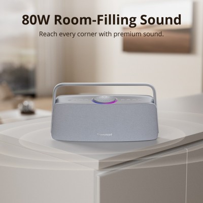Tronsmart Fiitune X30 domácí audio reproduktor, výkon 80W, výdrž 14 hodin - šedý